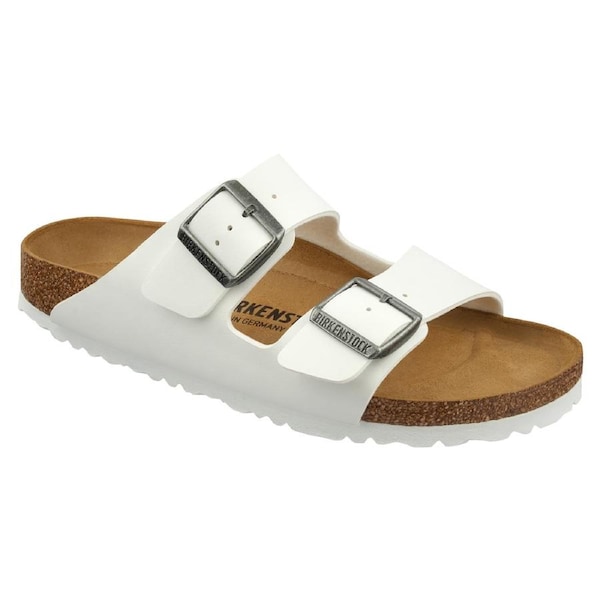 Birkenstock Unisex Arizona Birko-Flor Narrow Fit Sandals White 43
