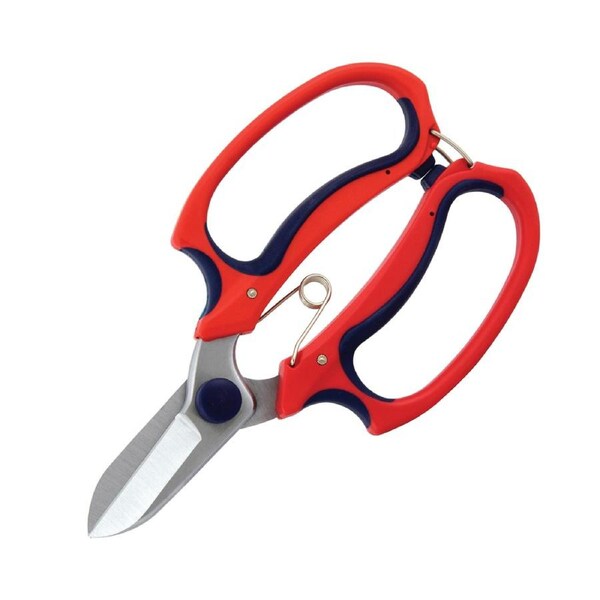 Spear & Jackson Comfort Garden Scissor Shock Absorber Gardening Cutting Tool Red