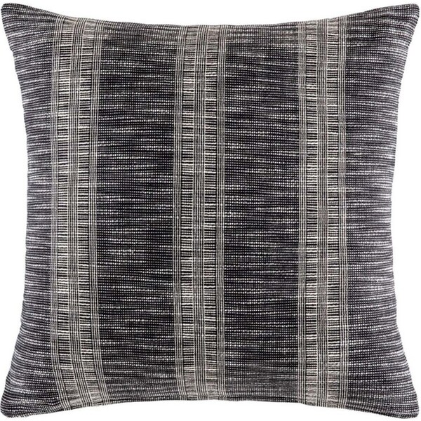 Kas Australia Banjo Filled Cushion/Throw Pillow Square Home Decor 50x50cm BLK