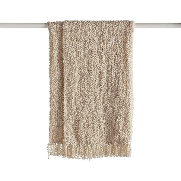 Kas Australia 130x170cm Rye Throw Blanket Home/Bedroom Decor NTRL