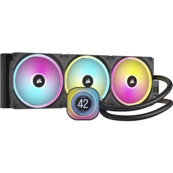 Corsair iCUE LINK H170i LCD Liquid CPU Cooler with 420mm Radiator, QX120 RGB Fan [CW-9061009-WW]
