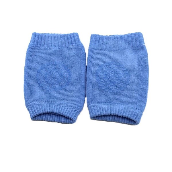 Baby Toddler Anti Slip Crawling Knee Pads Blue