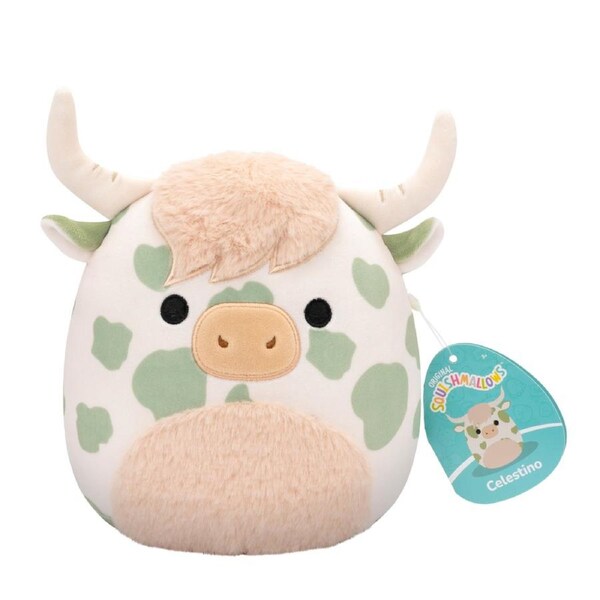 Squishmallows Celestino the Highland Cow 7.5 inch Plush