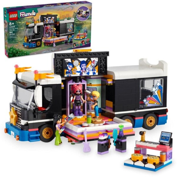 LEGO 42619 - NEW Friends Pop Star Music Tour Bus