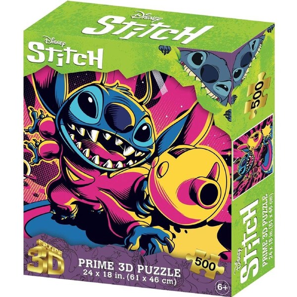 Prime 3D Disney Stitch - 500 Piece 3D Puzzle #2