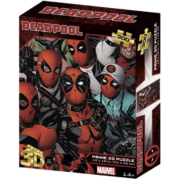 Prime3D Marvel Deadpool - 300 Piece 3D Puzzle