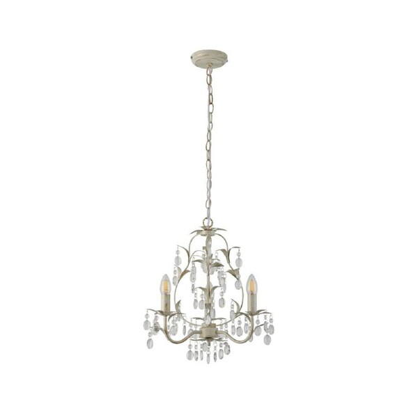 Annalee Modern Classic 3/5 Lights Hanging Lamp Chandelier Ivory Brushed Gold Small