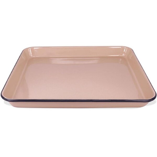 Dishy Enamelware 30cm Baking Pan in Mocha Enamel