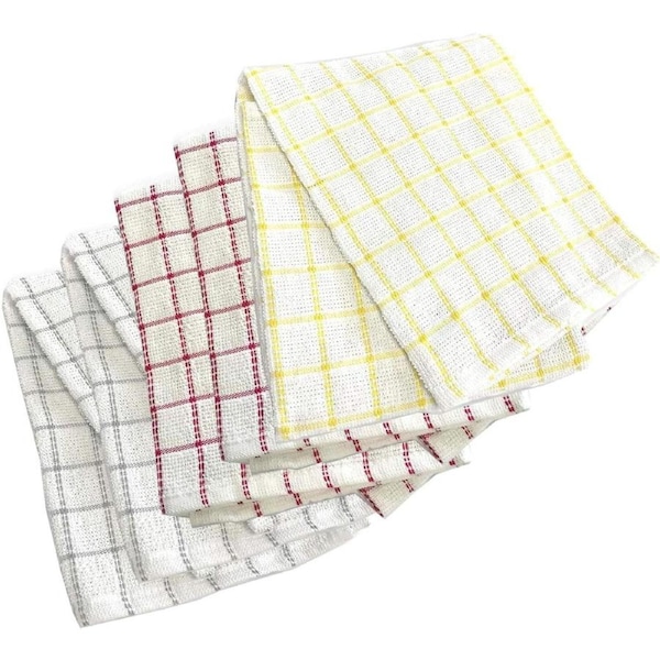 12pcs 100% Cotton Tea Towel 60cm x 90cm Commercial Grade
