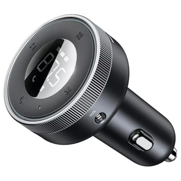 Baseus Bluetooth 5.0 Radio MP3 Car Kit Wireless FM Transmitter Dual USB Charger Player