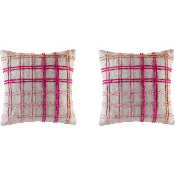 2x Kas Australia Baron Filled Cushion/Throw Pillow Sqr Home Decor 50x50cm Lolly