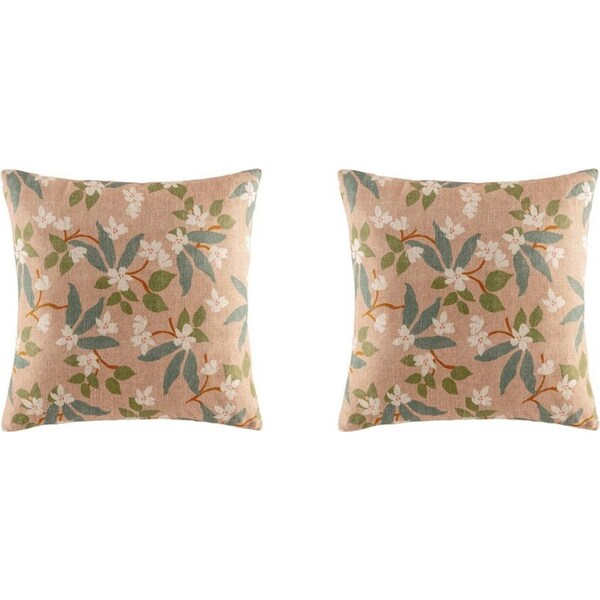 2x Kas Australia Kizzie Filled Cushion/Pillow Decor Square 50x50cm Multicoloured