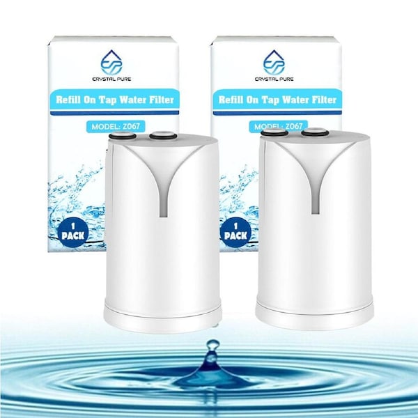 Pack of 2 Replacement Water Filter Cartridge Compatible with Brita On Tap V-MF, On Tap Pro V-MF, On Tap HF, On Tap Advanced Water Filter System