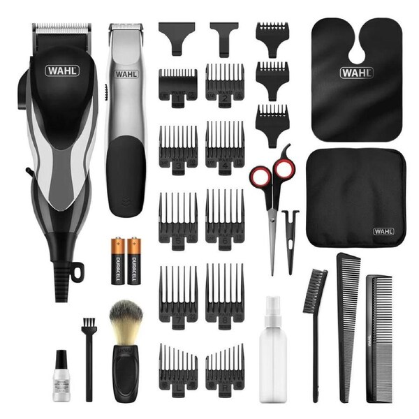 Whal Hair Clipper Cordless Trimmer Shaver 30 Piece Home Haircut Kit