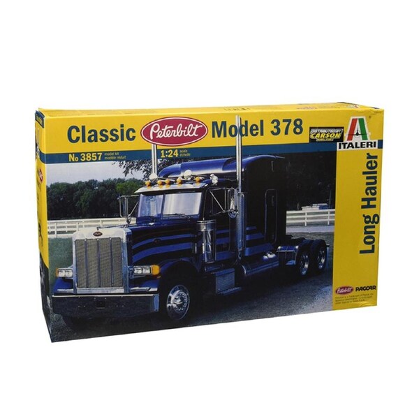 Italeri 1:24 Scale Classic Peterbilt 378 Long Hauler Plastic Model Kit