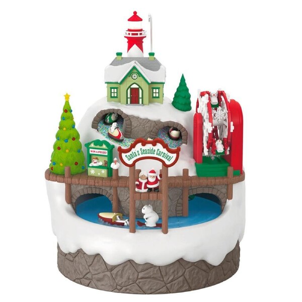 2024 Hallmark Keepsake Ornament - Santa's Seaside Carnival Musical with Light and Motion