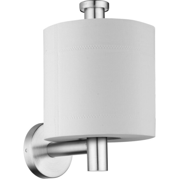 Brushed Nickel Toilet Paper Hook Roll Tissue Holder Round Stainless Steel