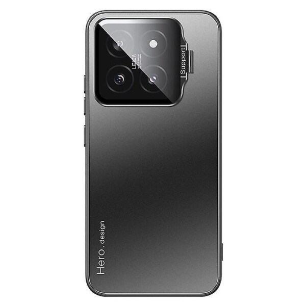 For Xiaomi 14 Case Lens Guard Kickstand PC+TPU Phone Cover Support Magnetic Car Mount