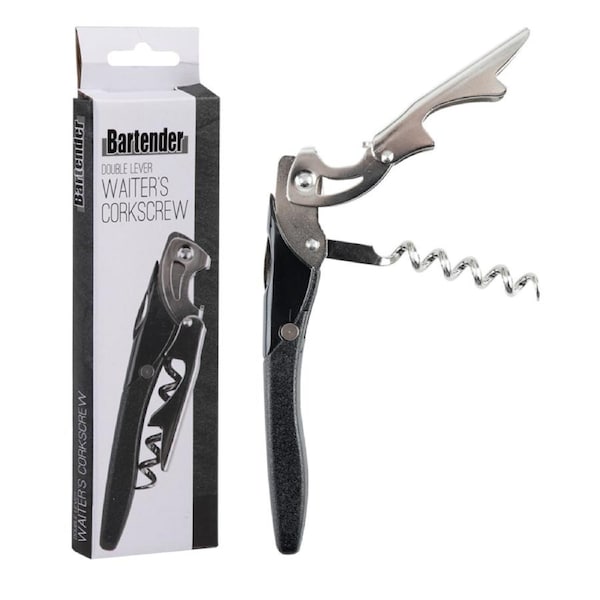 Bartender Double Lever Waiter's Corkscrew