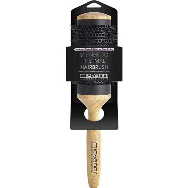 Giovanni Bamboo Hair Brush Thermal Ceramic Coated Barrel