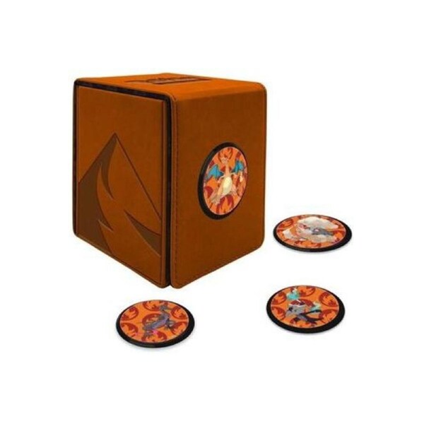 ULTRA PRO Pokemon - Alcove Click Deck Box - Scorching Summit
