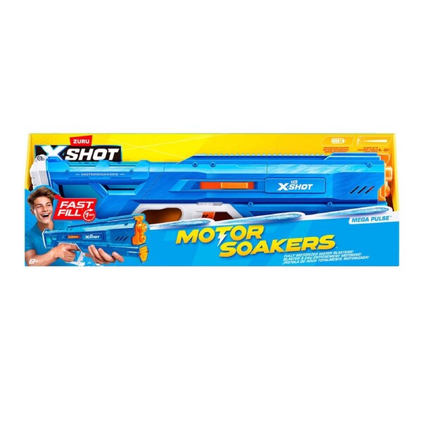 Zuru XShot Fast Fill Motor Soakers Mega Pulse Water Blaster