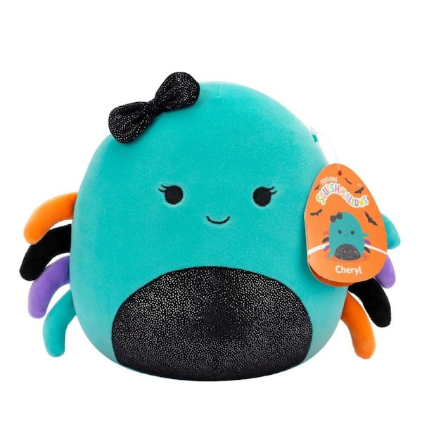 Squishmallows Halloween Cheryl the Spider 7.5 inch Plush
