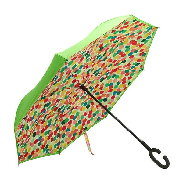 Annabel Trends Reverse Umbrella Inverted Cover w/ C-Handle 81x10cm Confetti
