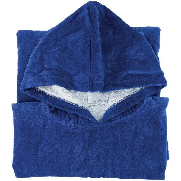 Annabel Trends Beach Poncho 100x82cm Cover Up Absorbent Drying Towel Plain Navy