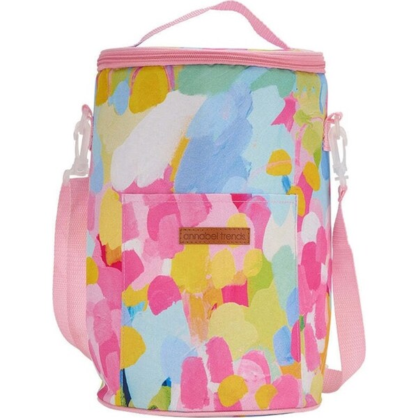 Annabel Trends 33cm Insulated Picnic Cooler Bag Carrier Tall Barrel Good Vibes