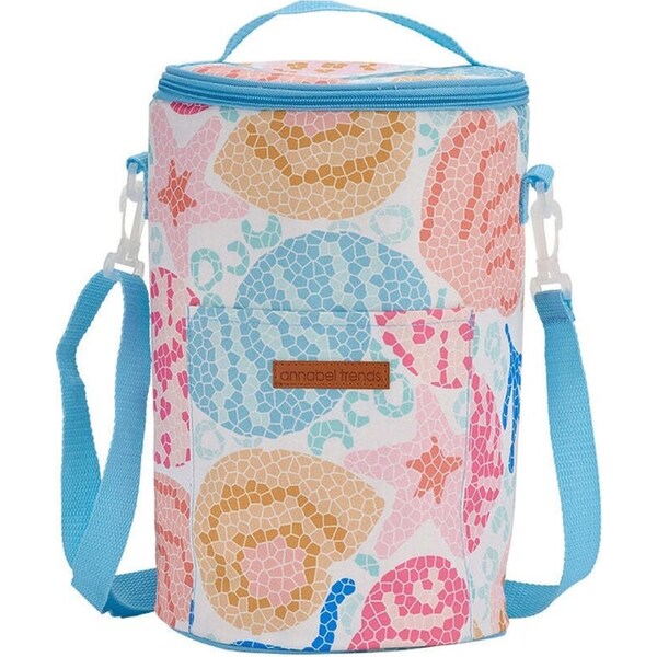 Annabel Trends 33cm Insulated Picnic Cooler Bag Carrier Tall Barrel Shelly Beach