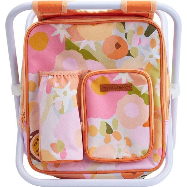 Annabel Trends Picnic Cooler Chair Outdoor Seat w/ Insulated Bag Tutti Fruitti