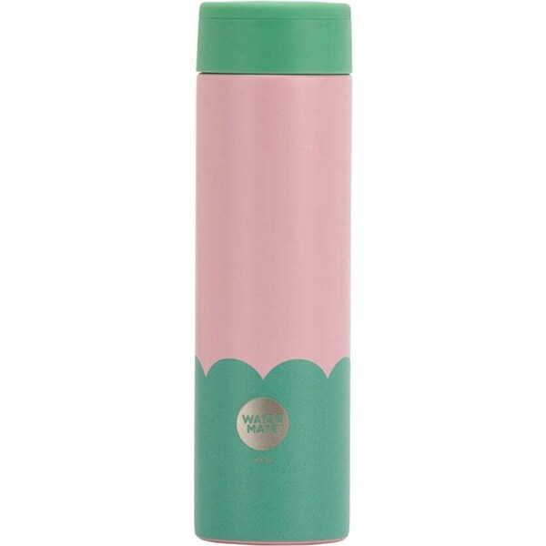 Annabel Trends Stainless Steel Wave 300ml Mini Bottle Double Walled Musk Green