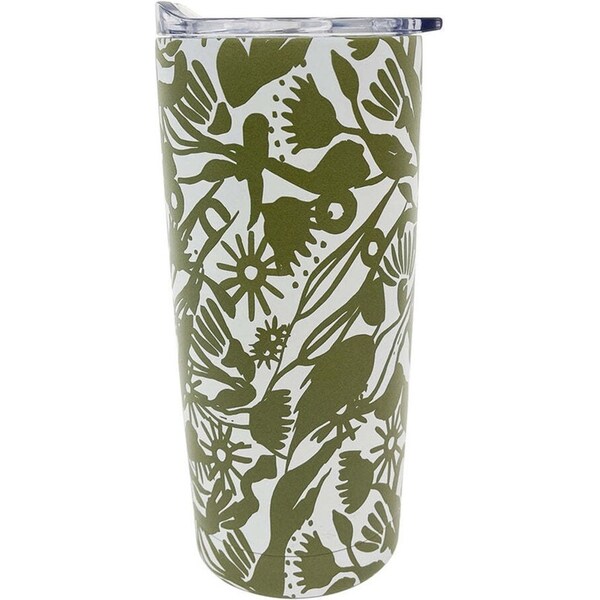 Annabel Trends 500ml Stainless Steel Smoothie Tumbler Double Walled Pink Banksia