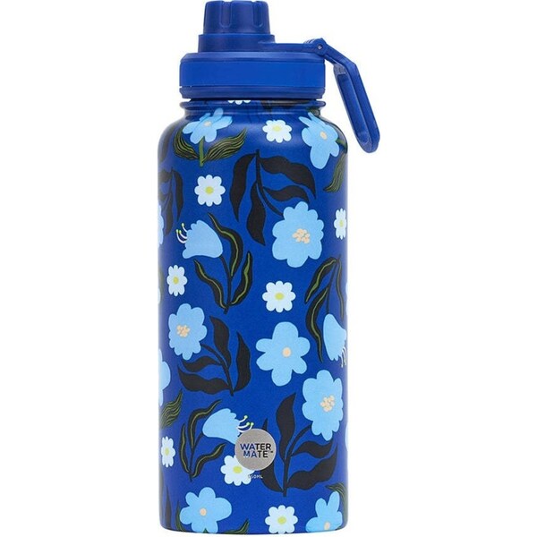 Annabel Trends Watermate 950ml Stainless Steel Drink Bottle Nocturnal Blooms