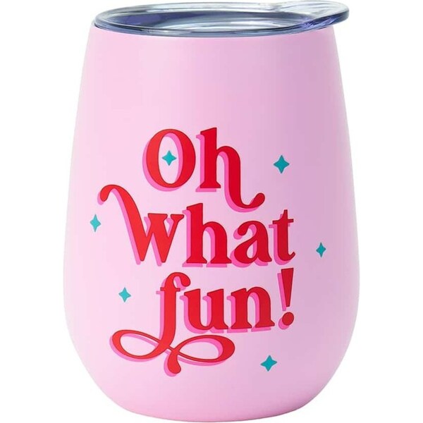Annabel Trends 295ml Stainless Steel Wine Tumbler Double Walled Cup Oh What Fun