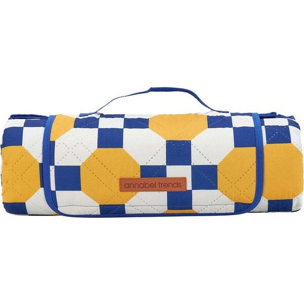 Annabel Trends Picnic Mat Outdoor/Camping Mattress w/ Carry Handle Retro Tile