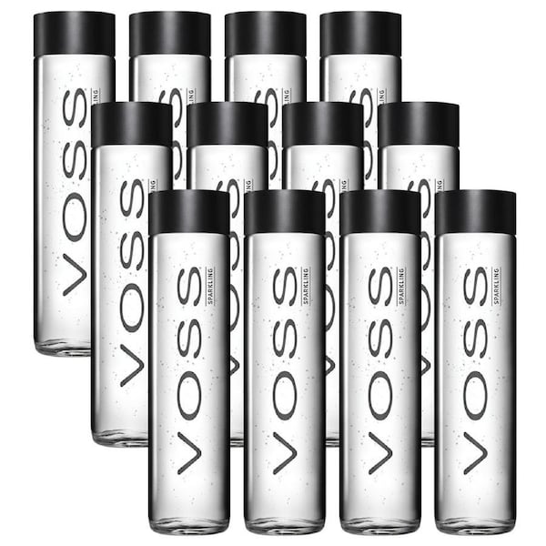 Voss 800Ml Water Sparkling Glass 12 Pack