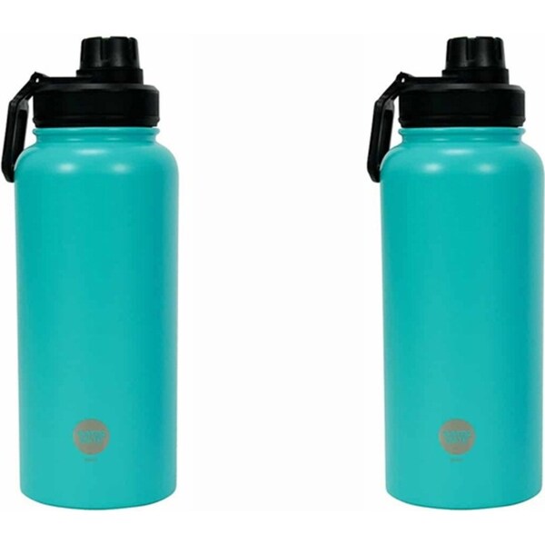 2x Annabel Trends Watermate 950ml Stainless Steel Water Bottle Tumbler Jade