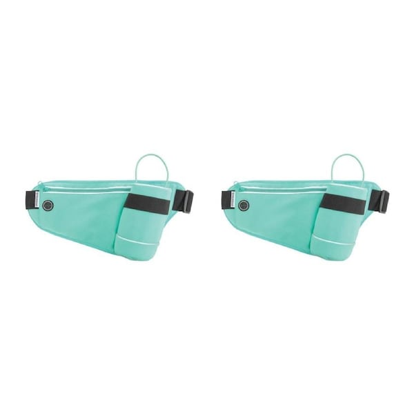 2x Annabel Trends Walkmate Waist Pack Outdoor Running/Walking Belt Bag Mint