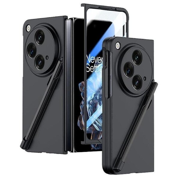 For Oppo Find N3 5G Phone Case with Tempered Glass Film/Stylus Pen Skin Touch Feel