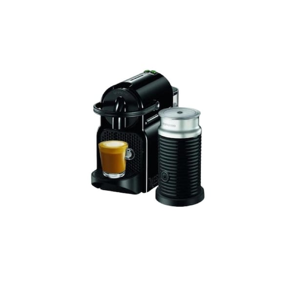 Nespresso Inissia Coffee Machine with Milk Frother by DeLonghi - Black