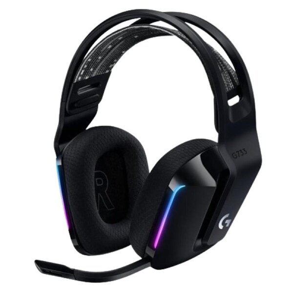 LOGITECH G733 LIGHTSPEED WIRELESS GAMING HEADSET - BLACK
