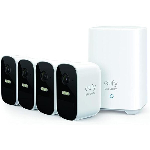 Eufy Security eufyCam 2C Pro 2K Wireless Home Security System (4 Pack)