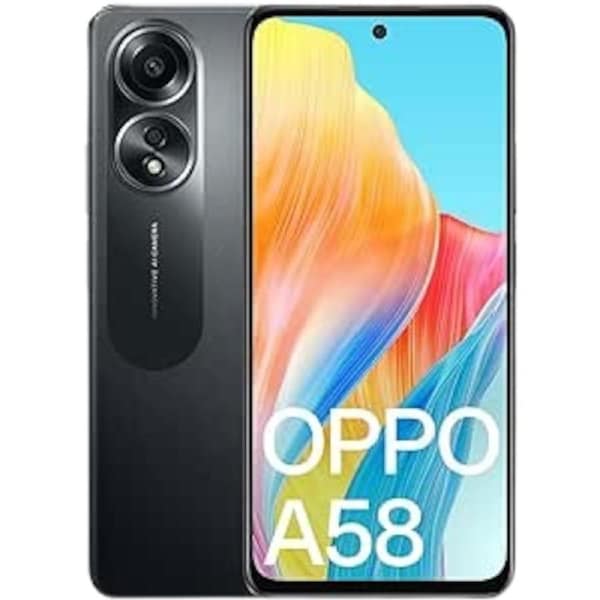 OPPO A58 6GB/ 128GB - Glowing Black - Limited Stock*
