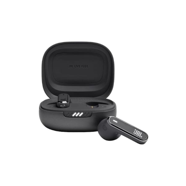 JBL Live Flex True Wireless Noise Cancelling Earbuds - Black