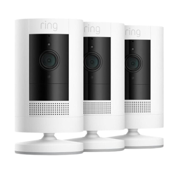 Ring Stick Up Cam Battery 3 Pack (White)