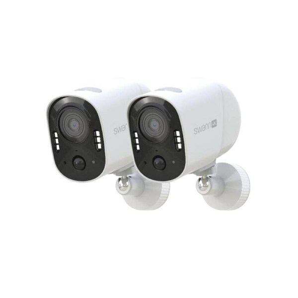 Swann Pack of 2 Xtreem4K Wireless Security Camera with 32GB Micro SD