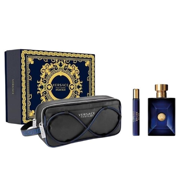 Versace Pour Homme Dylan Blue by Versace 3 Piece Set