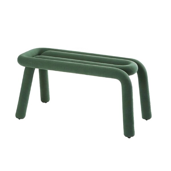 MIUZ Replica Bold Bench Designer Seat Living Room Entryway Furniture - Green